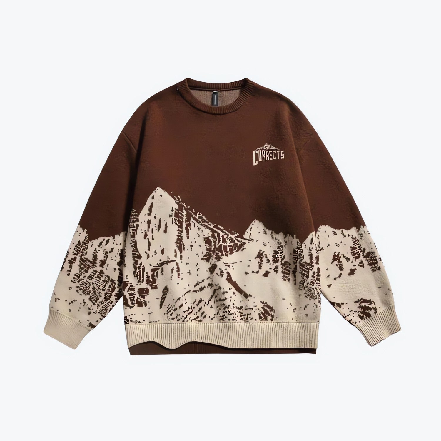 Vintage Mountain Knitted Sweater - KAYSMAR