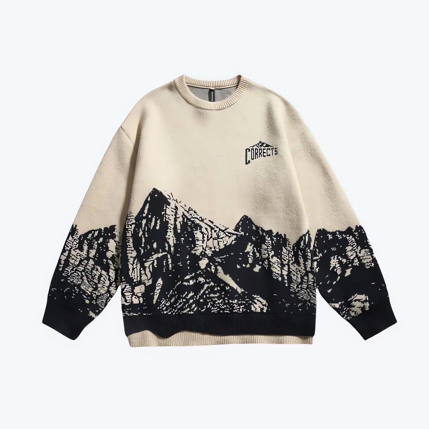 Vintage Mountain Knitted Sweater - KAYSMAR