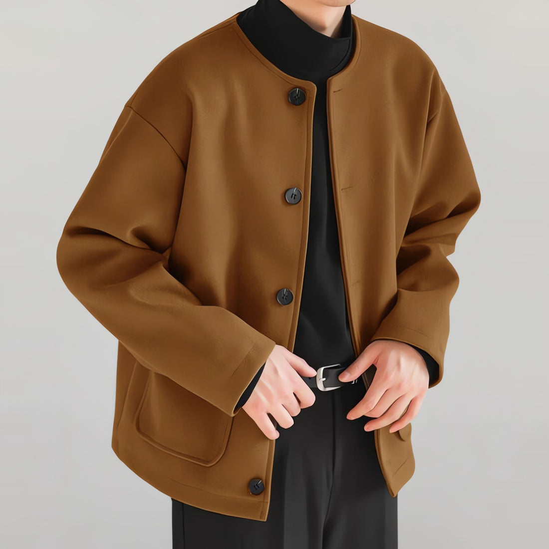 Vintage O-Neck Jacket - KAYSMAR