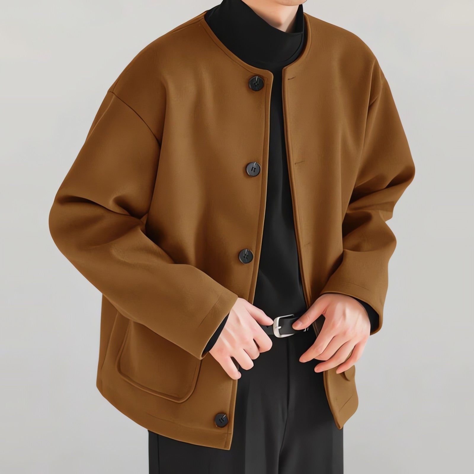 Vintage O-Neck Jacket - KAYSMAR