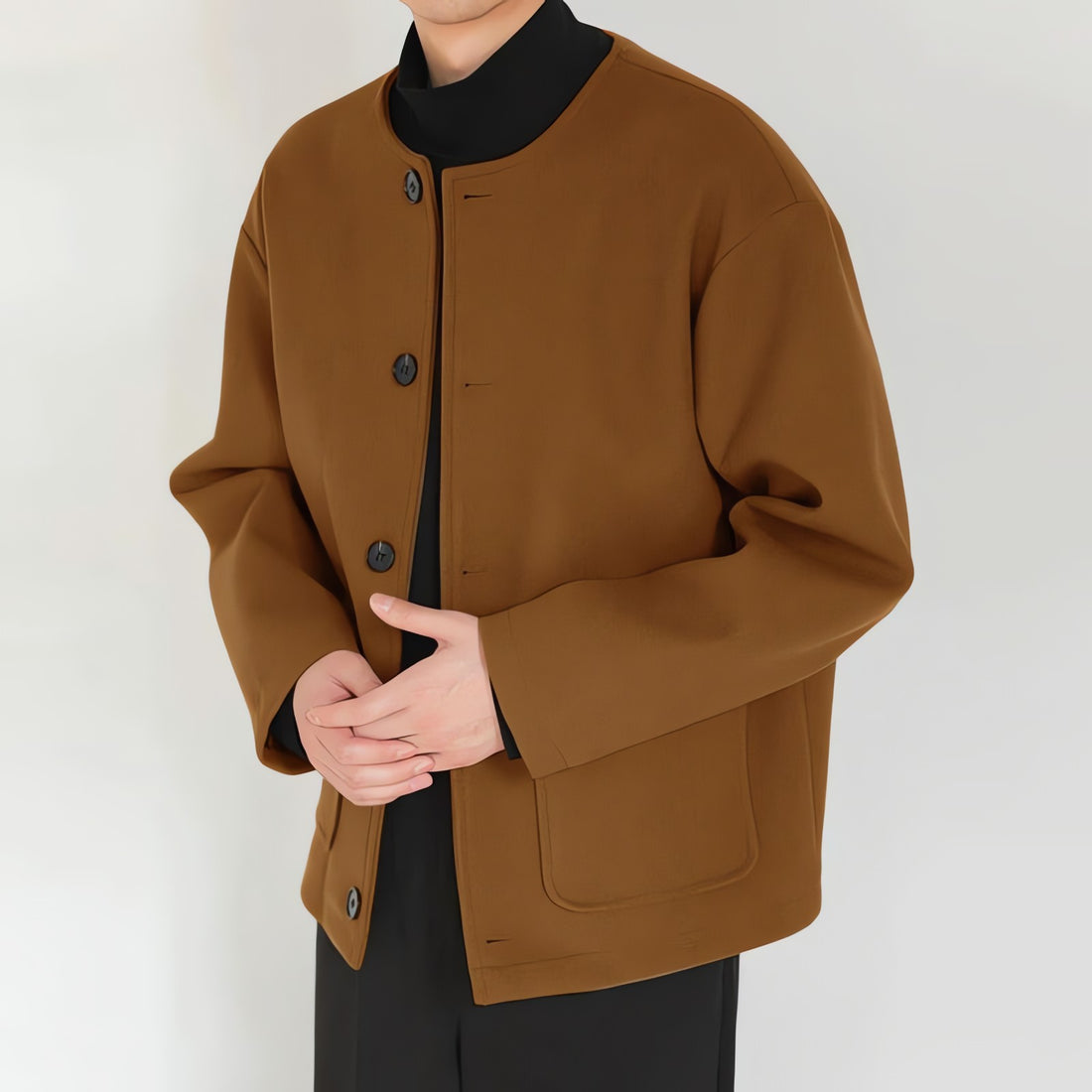 Vintage O-Neck Jacket - KAYSMAR