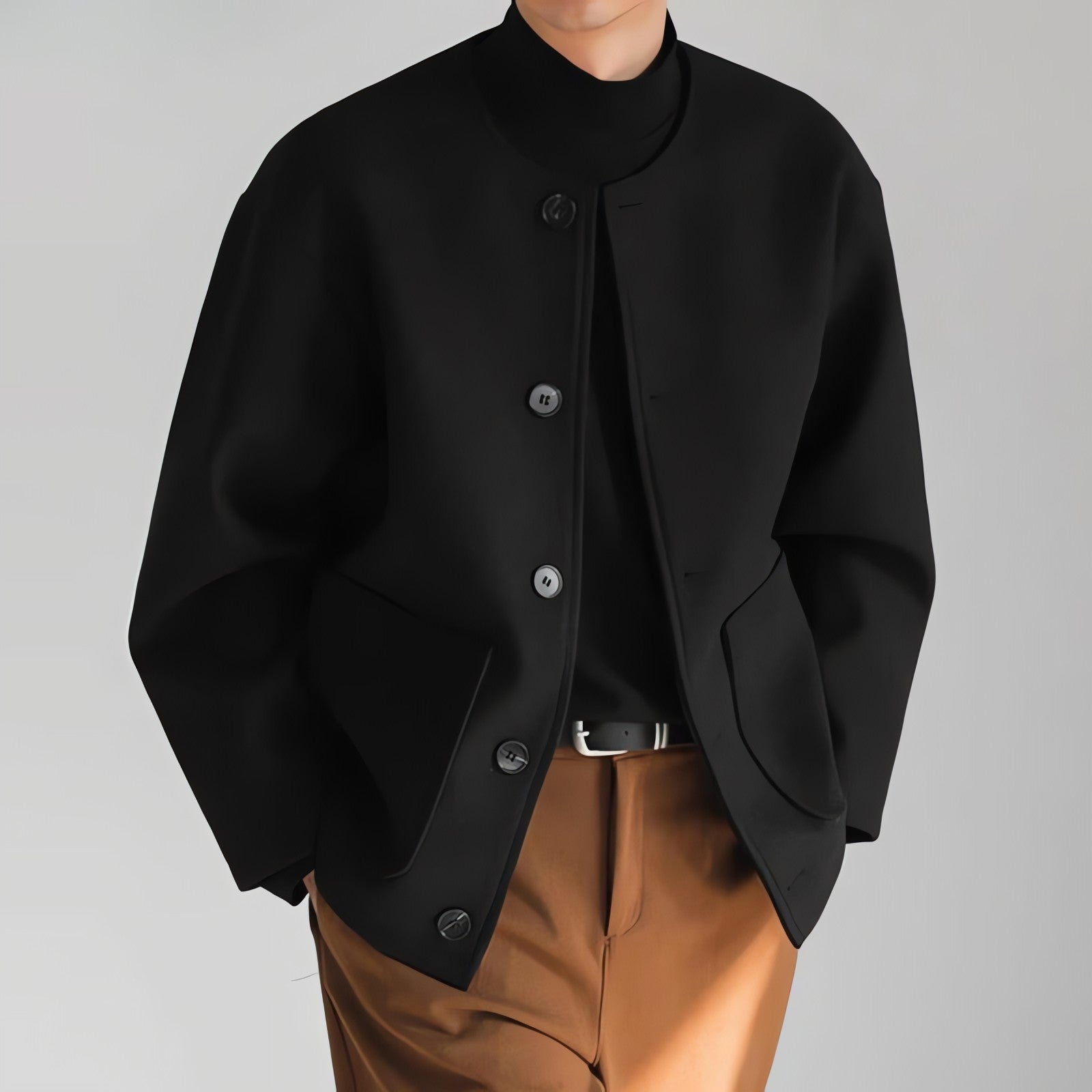 Vintage O-Neck Jacket - KAYSMAR