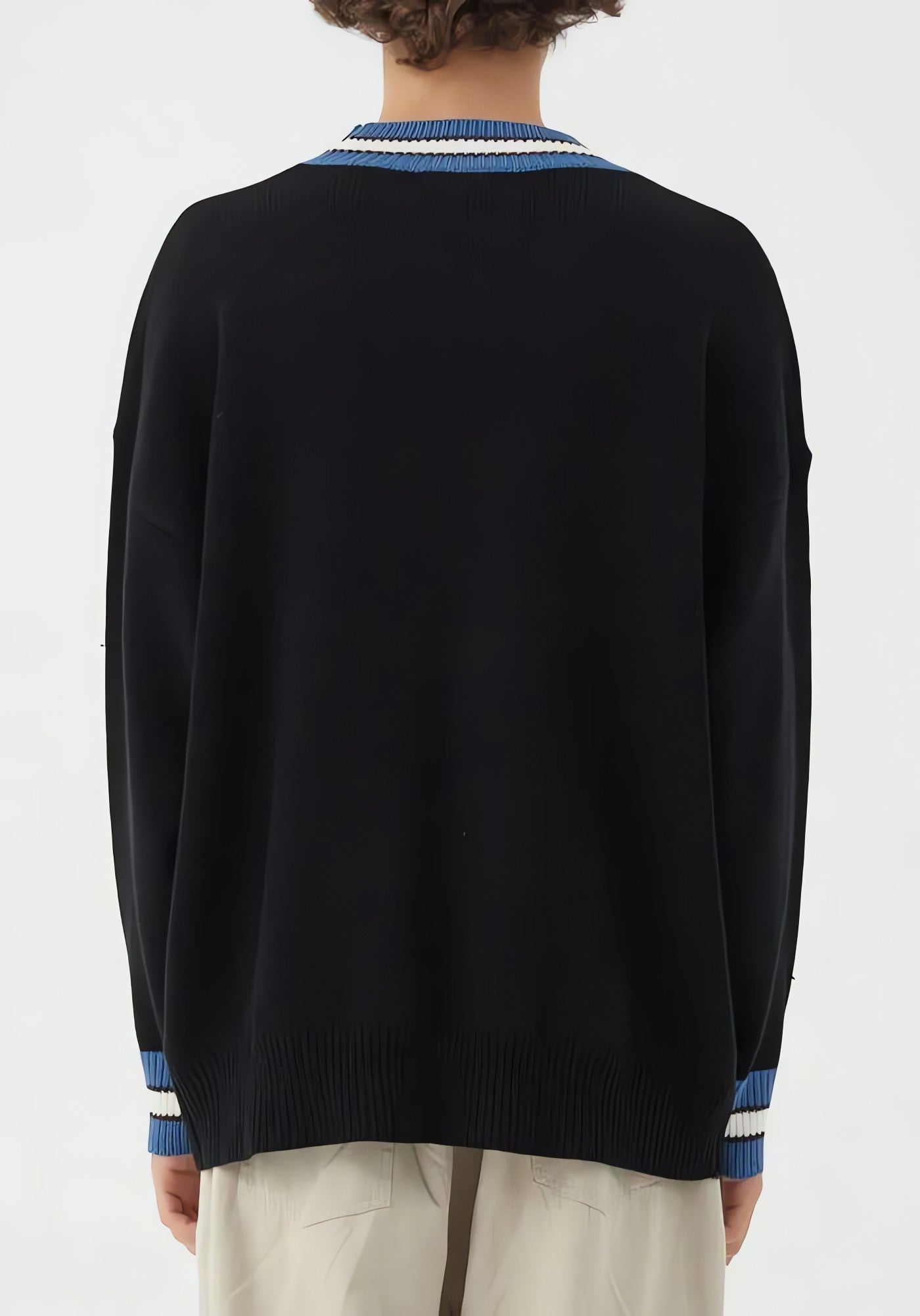Vintage Teddy Embroidered Knitted Sweater - KAYSMAR