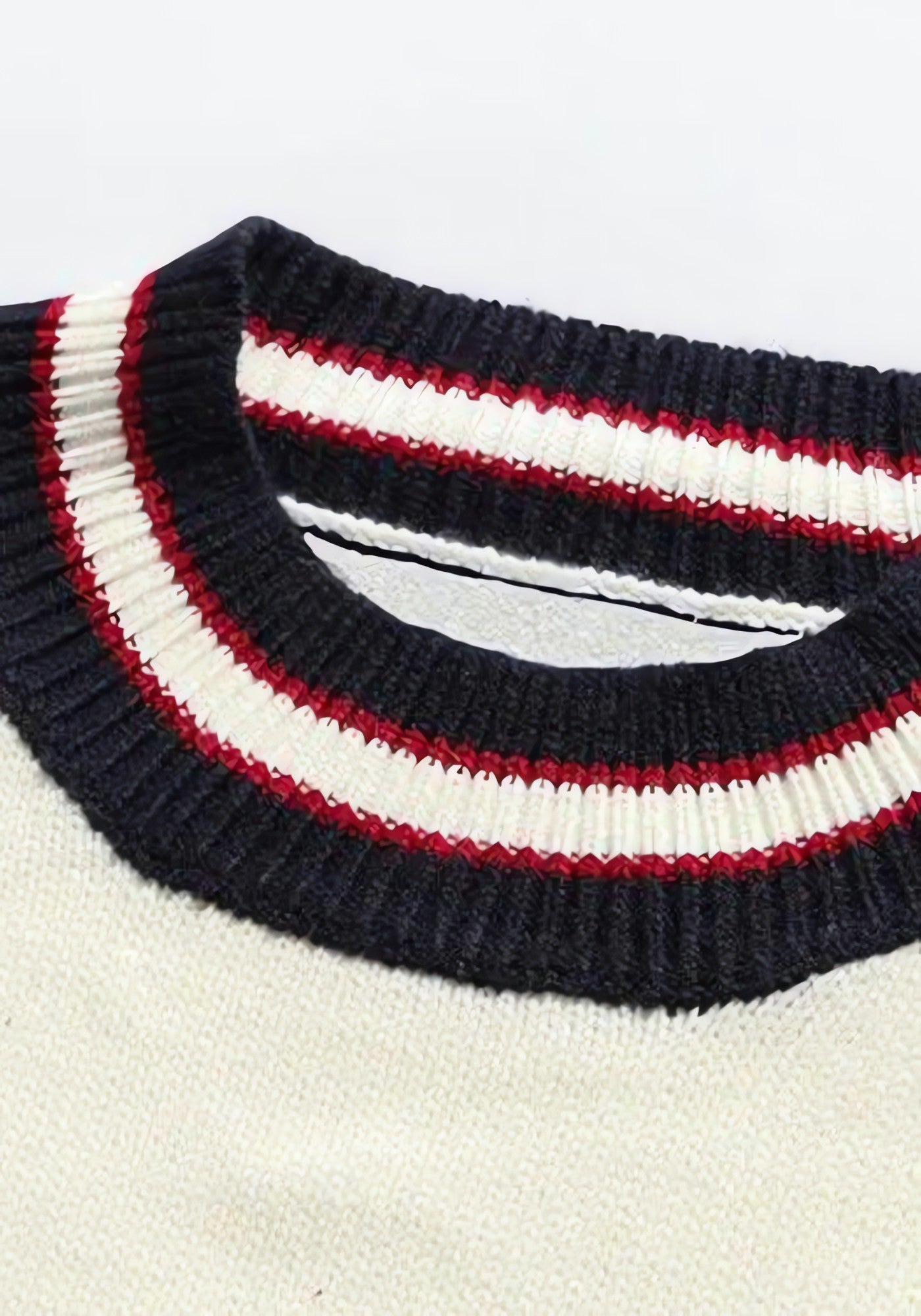Vintage Teddy Embroidered Knitted Sweater - KAYSMAR