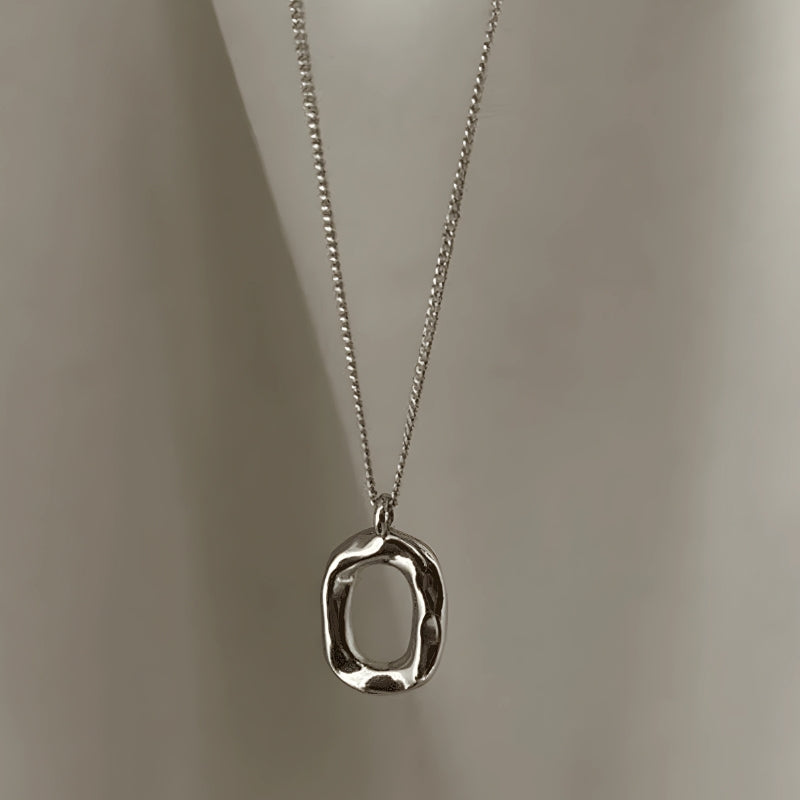 Wavy Ellipse Necklace - KAYSMAR