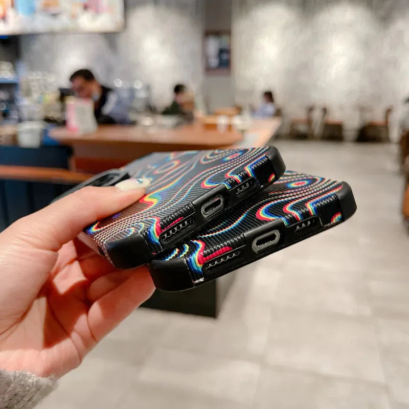 Wavy Rainbow Phone Case - KAYSMAR