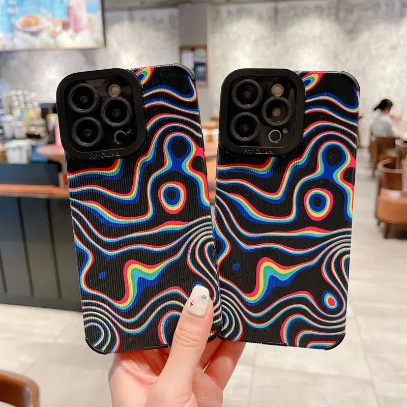 Wavy Rainbow Phone Case - KAYSMAR