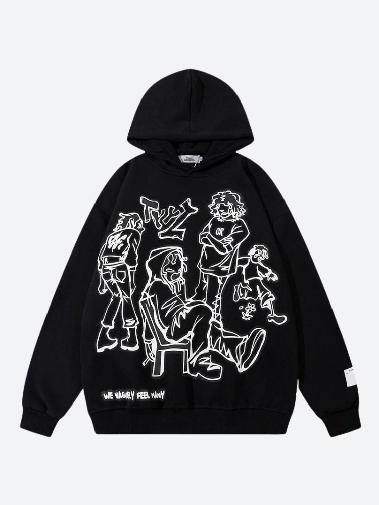 We Vaguely Feel Many Hoodie - KAYSMAR