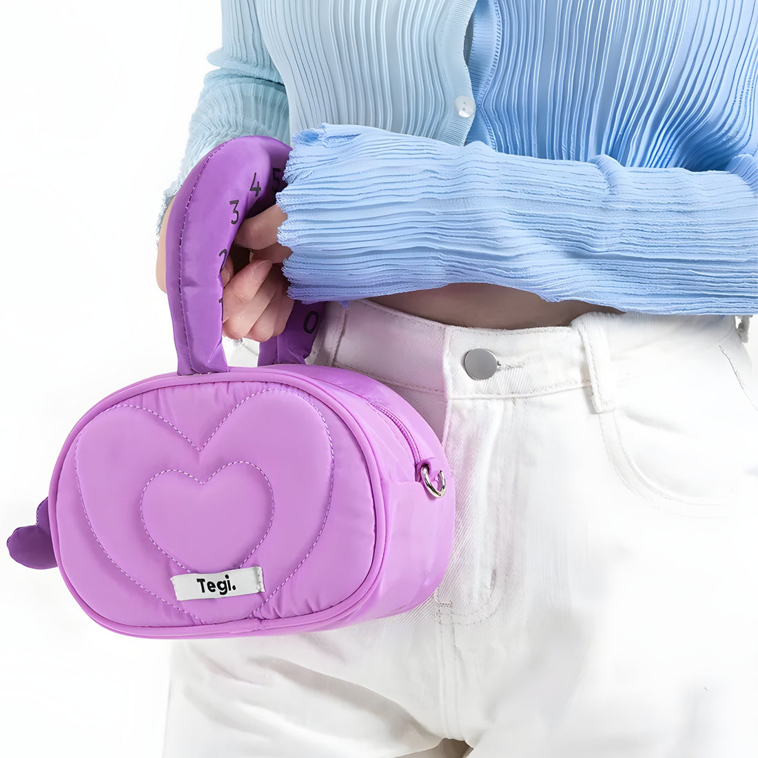 Weirdcore Heart Puffer Handbag - KAYSMAR