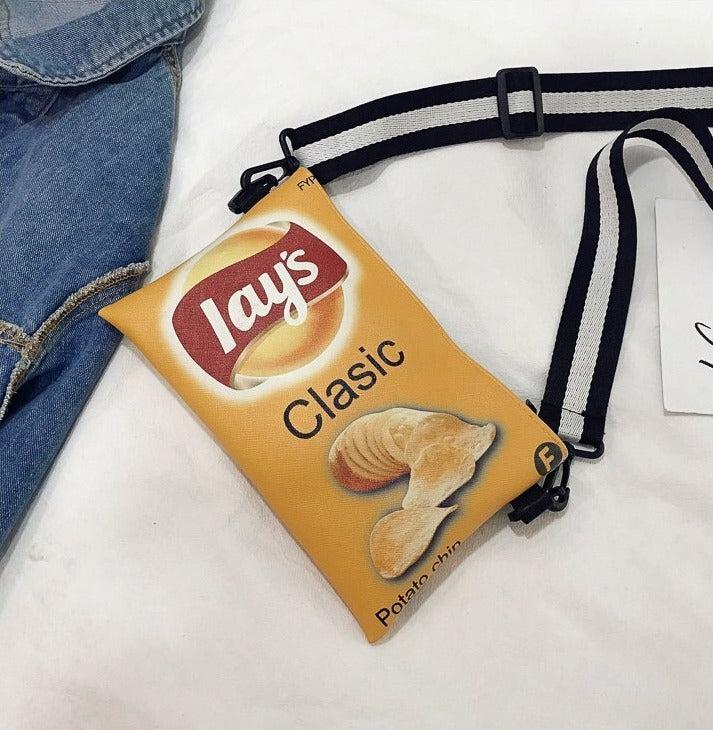 Weirdcore Lays Chips Crossbody Bag - KAYSMAR