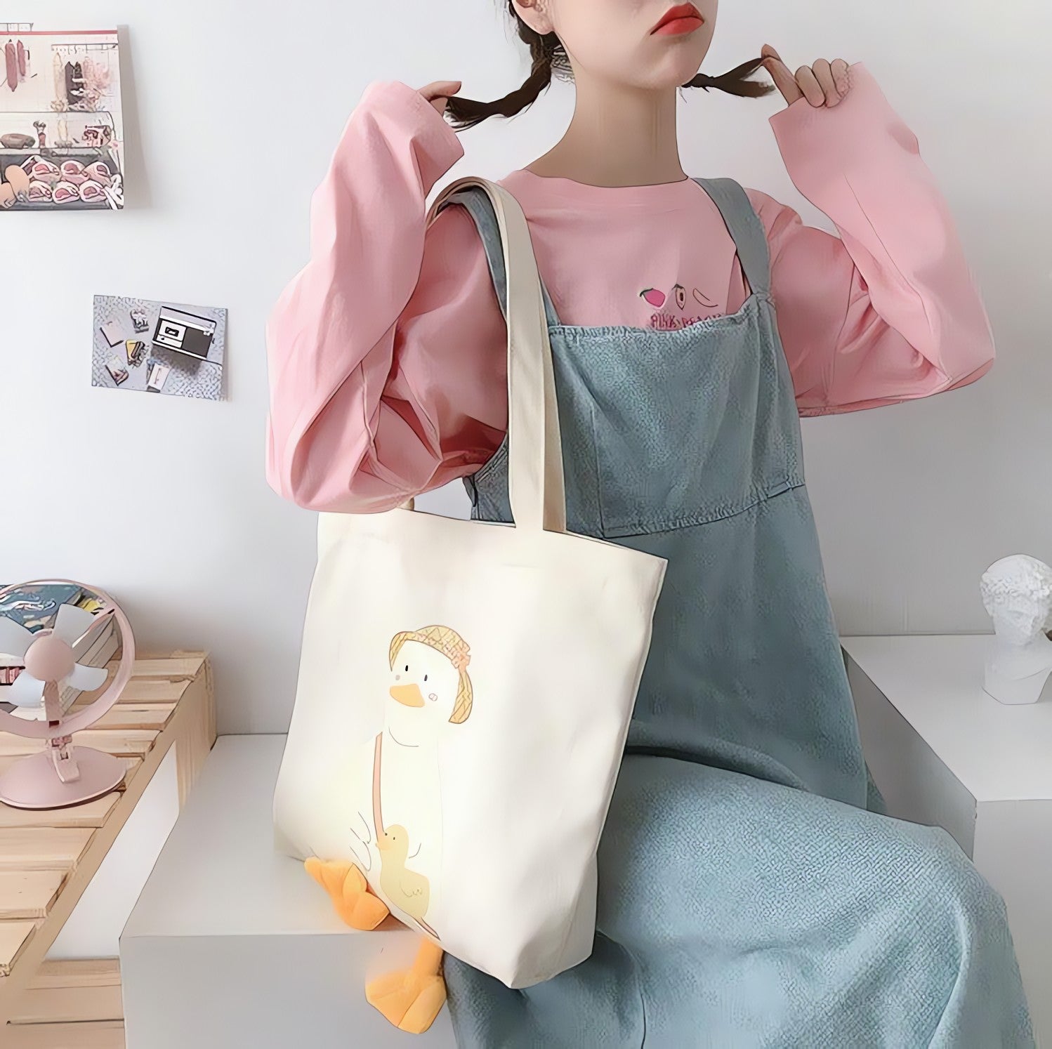 Weirdcore Duck Cloth Bag - KAYSMAR