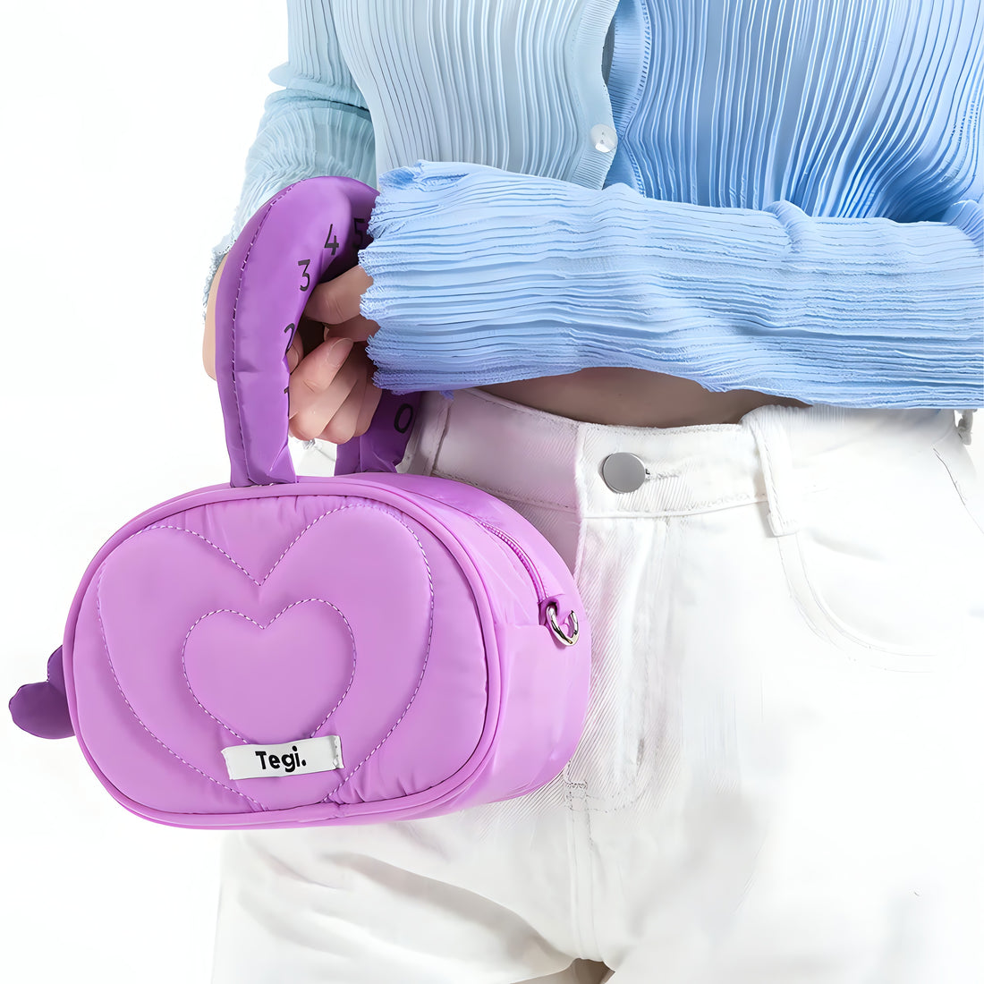 Weirdcore Heart Puffer Handbag - KAYSMAR