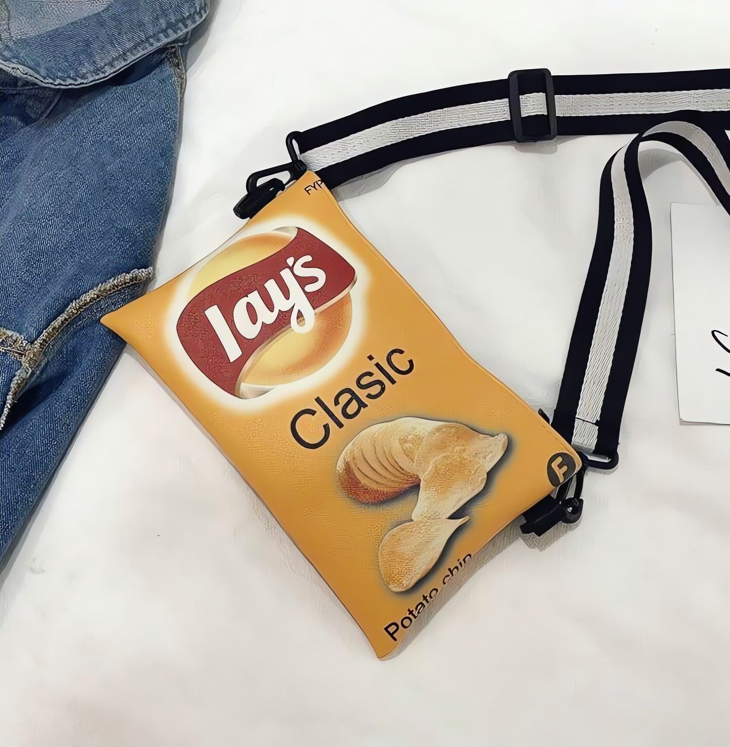 Weirdcore Lays Chips Crossbody Bag - KAYSMAR