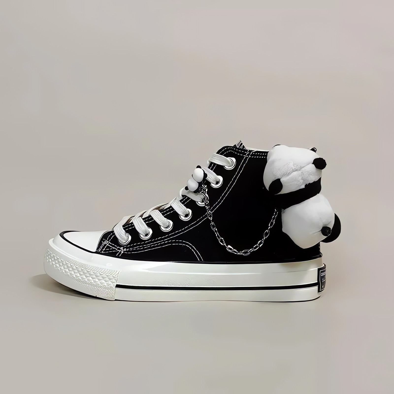 Weirdcore Panda Canvas Shoes - KAYSMAR