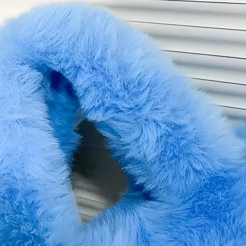 White Clouds & Blue Sky Fluffy Bag - KAYSMAR