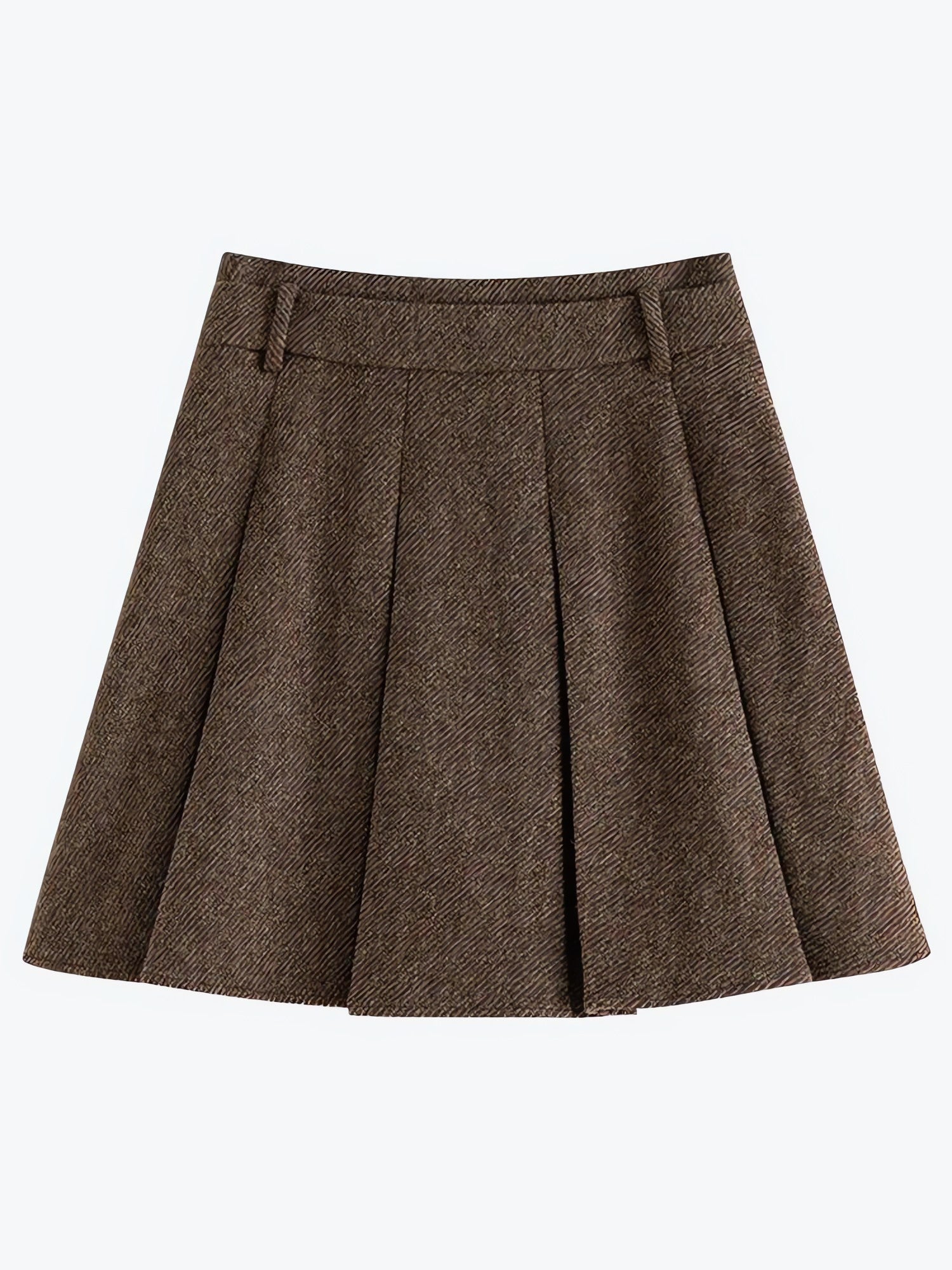 Wool Blazer Jacket & Mini Skirt Two Piece Set - KAYSMAR