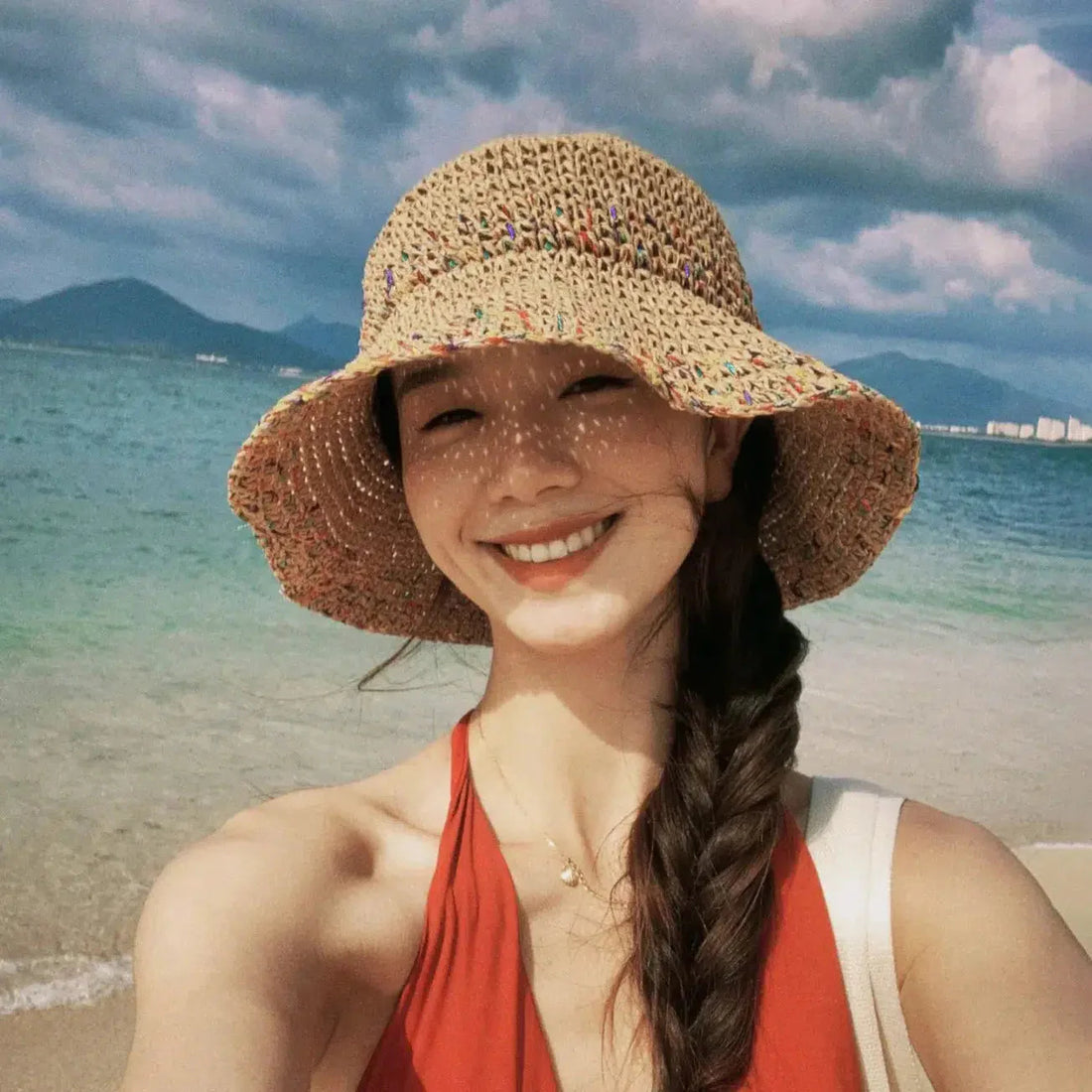 Woven Straw Bucket Hat - KAYSMAR