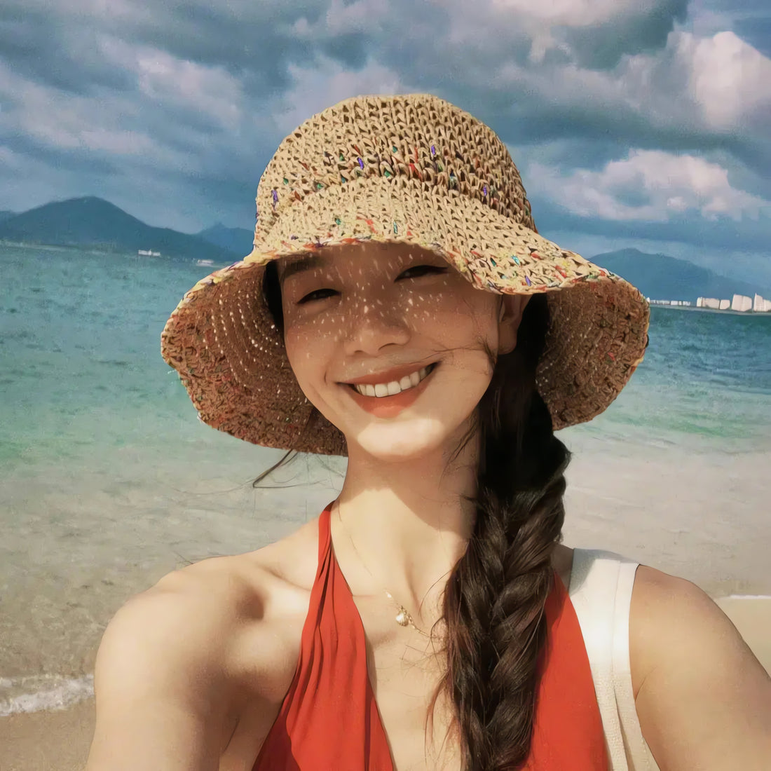 Woven Straw Bucket Hat - KAYSMAR