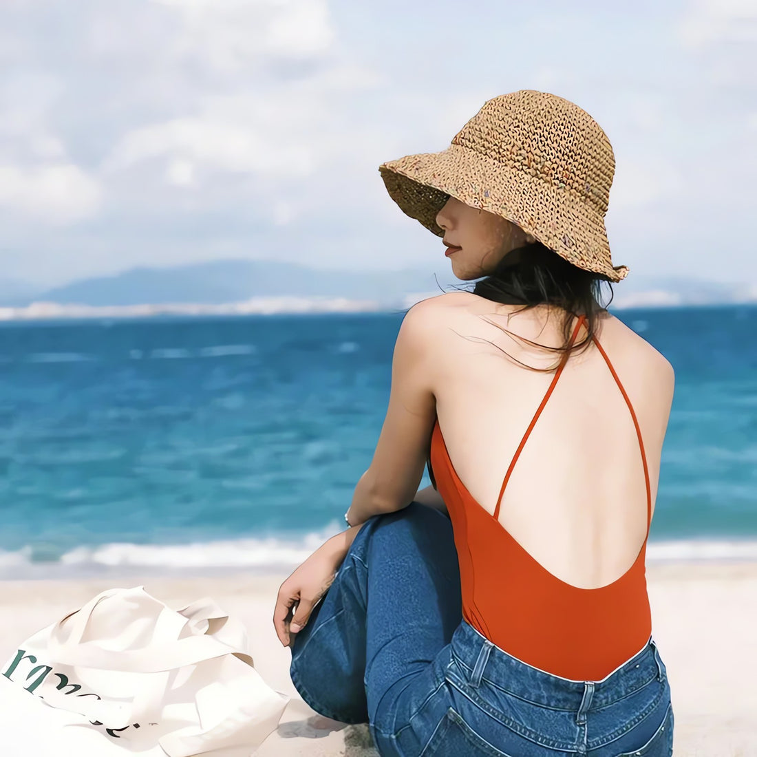 Woven Straw Bucket Hat - KAYSMAR