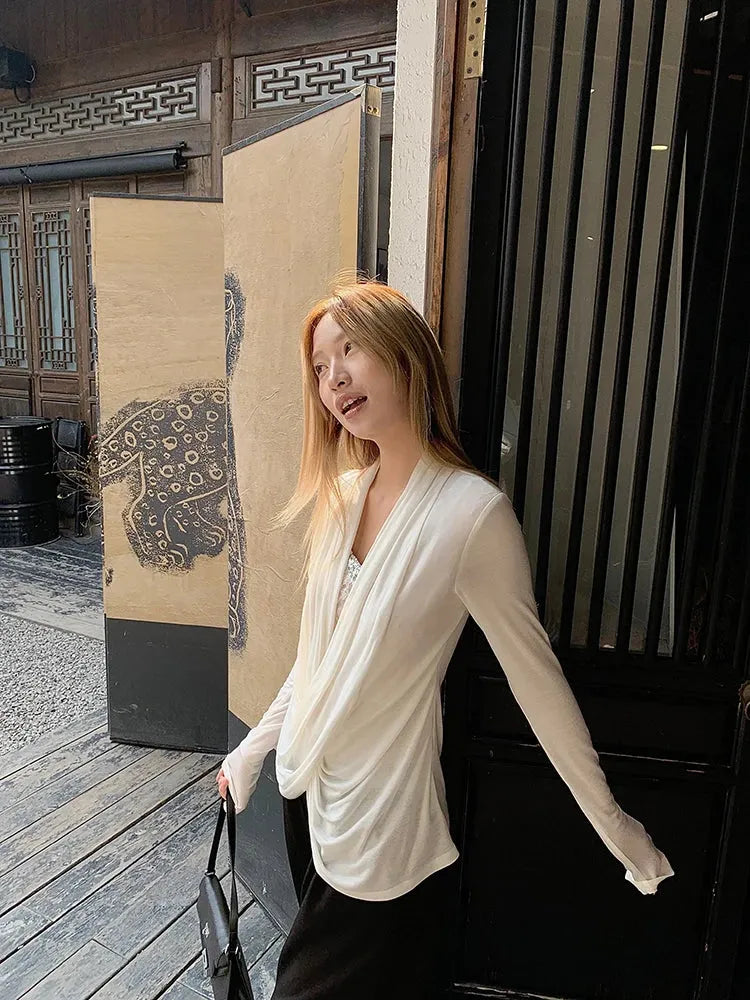 Wrap Lace Blouse - KAYSMAR
