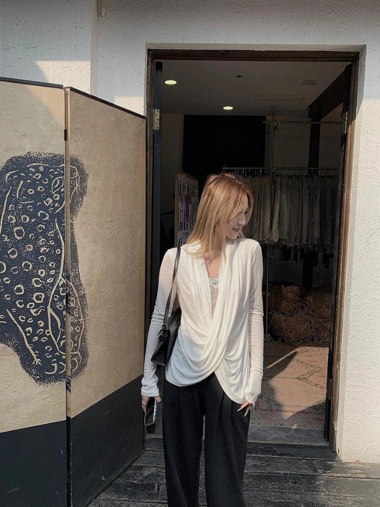 Wrap Lace Blouse - KAYSMAR