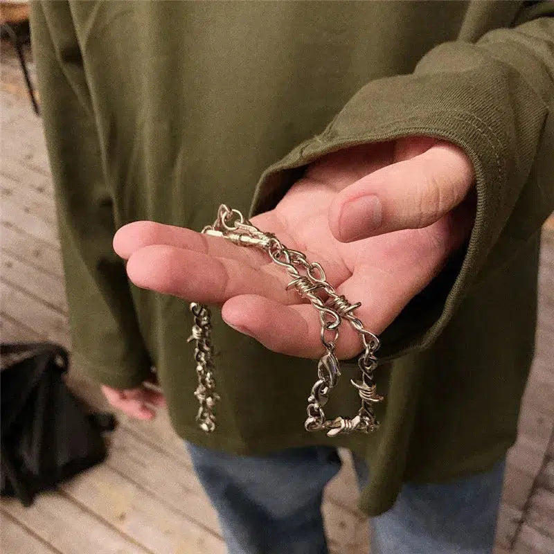 Y2K Barbed Wire Necklace - KAYSMAR