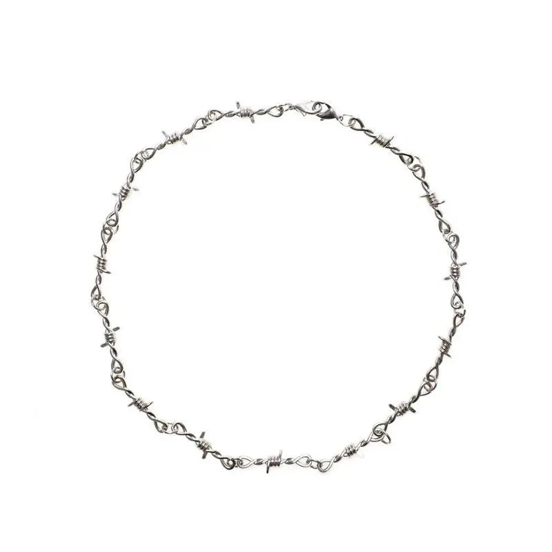 Y2K Barbed Wire Necklace - KAYSMAR