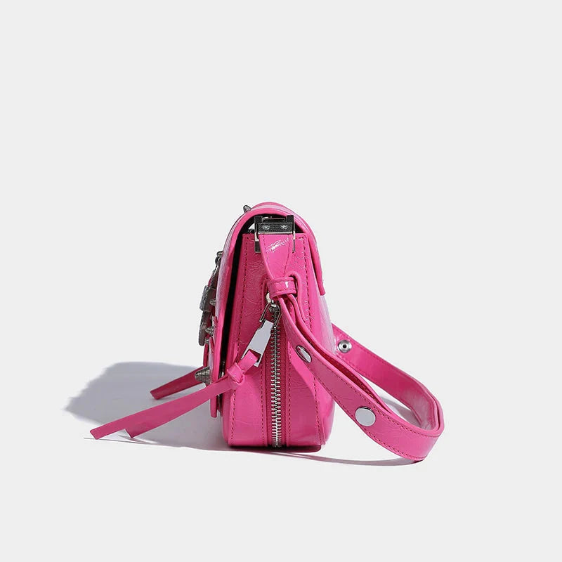 Y2K Candy Belted Baguette Bag - KAYSMAR