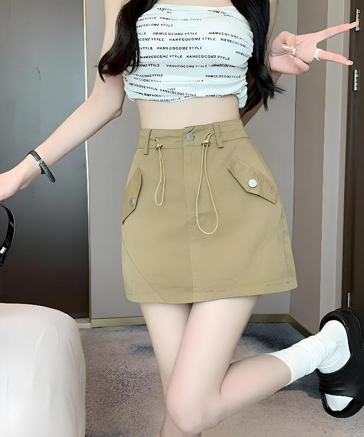 Y2K Cargo Mini Skirt - KAYSMAR
