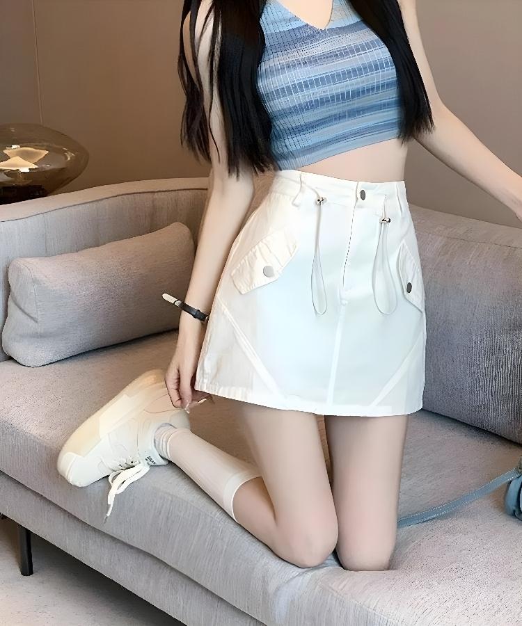 Y2K Cargo Mini Skirt - KAYSMAR