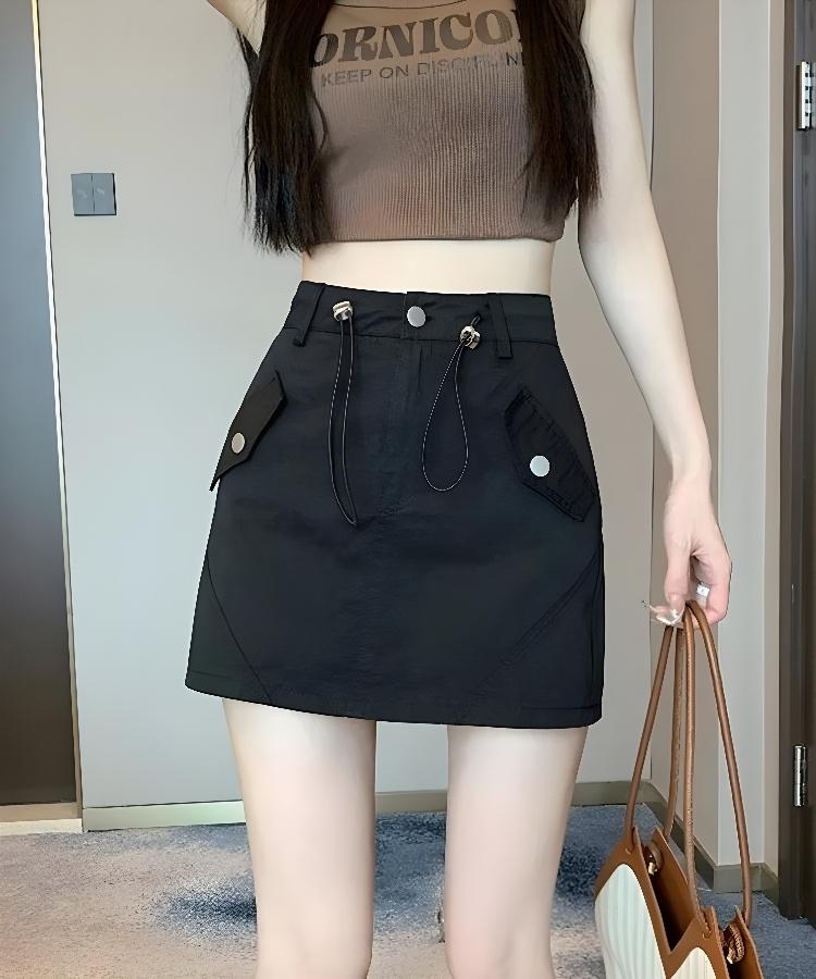 Y2K Cargo Mini Skirt - KAYSMAR