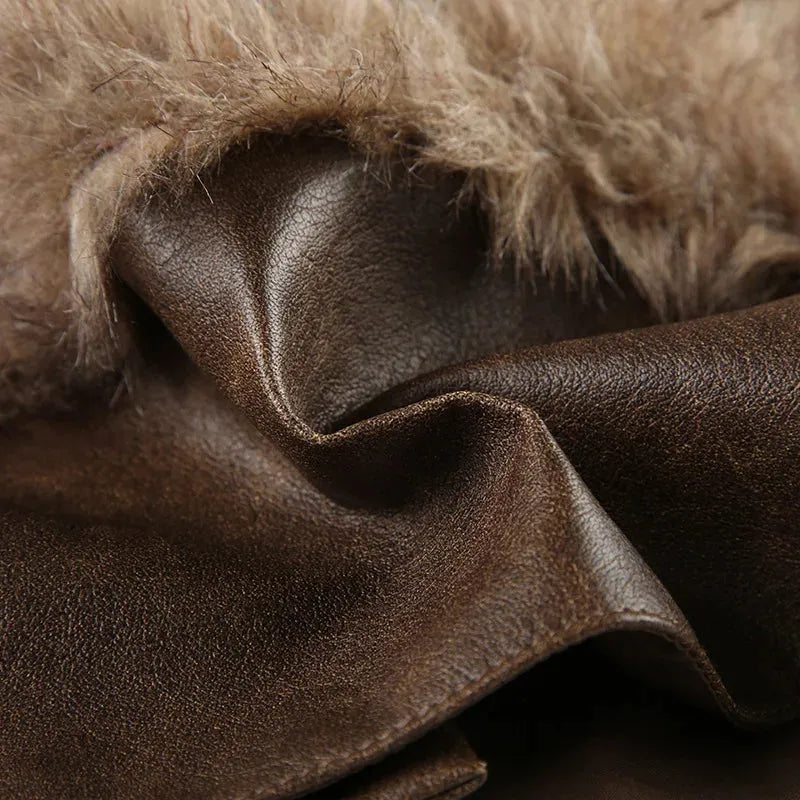 Y2K Faux Fur Mini Skirt - KAYSMAR
