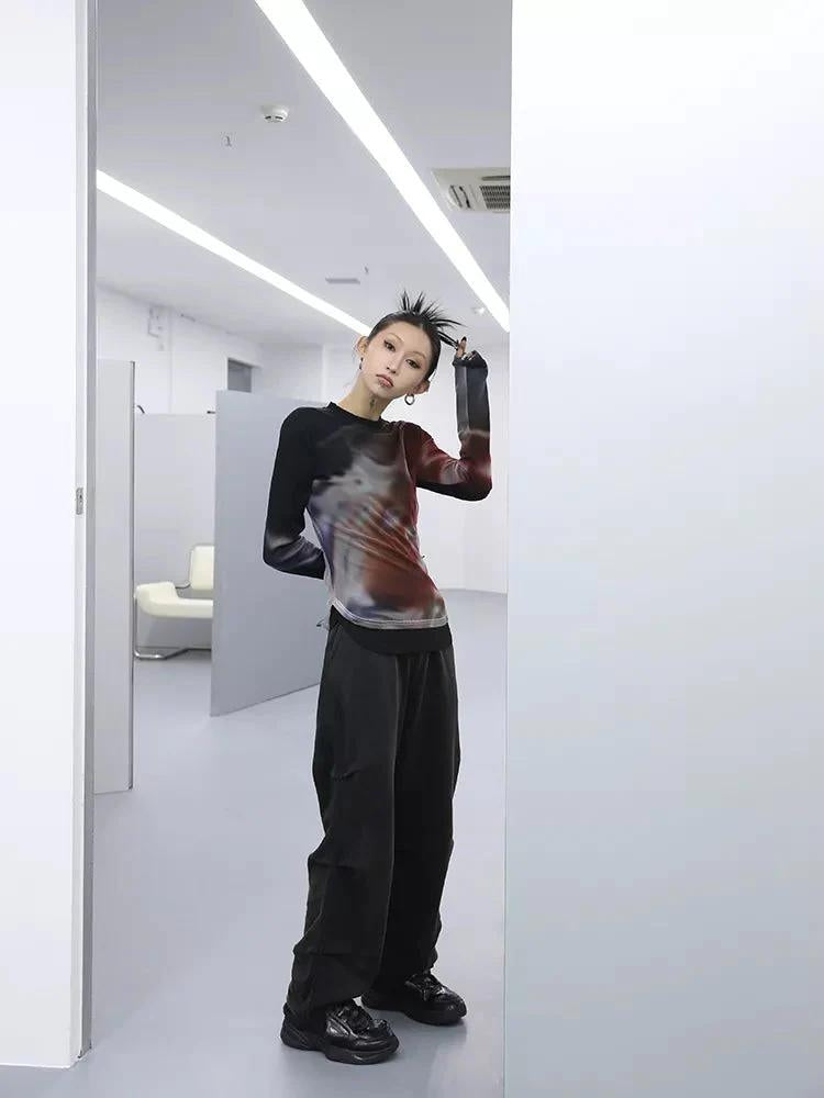 Y2K Grunge Tie Dye Top - KAYSMAR