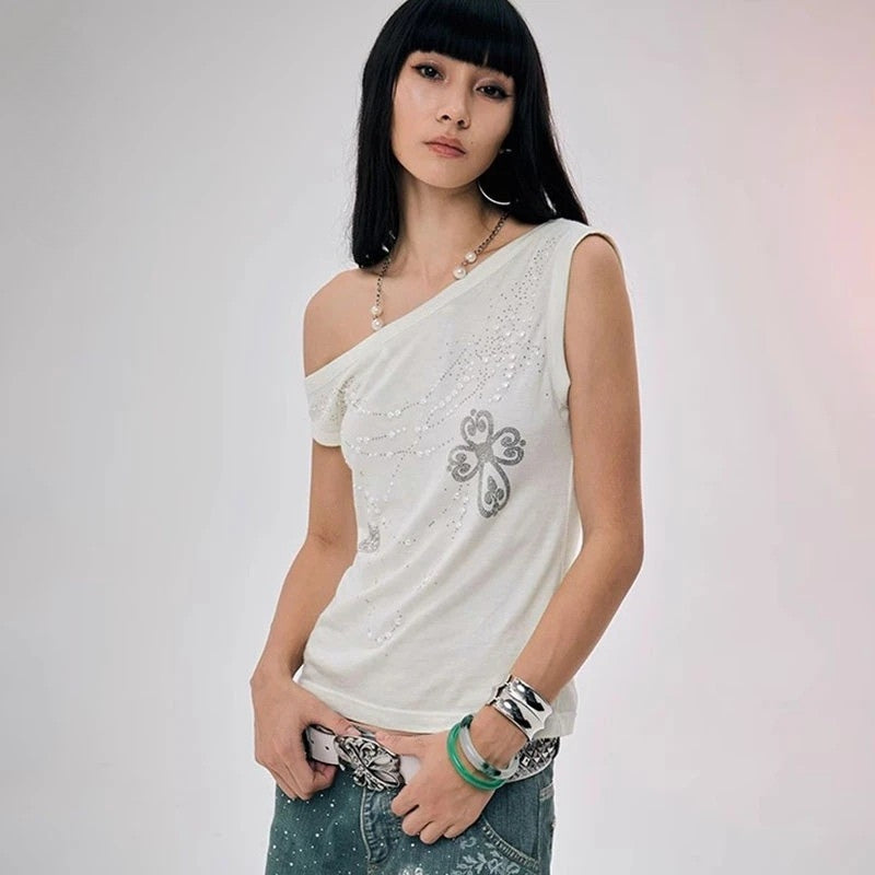 Y2K One Shoulder Top - KAYSMAR