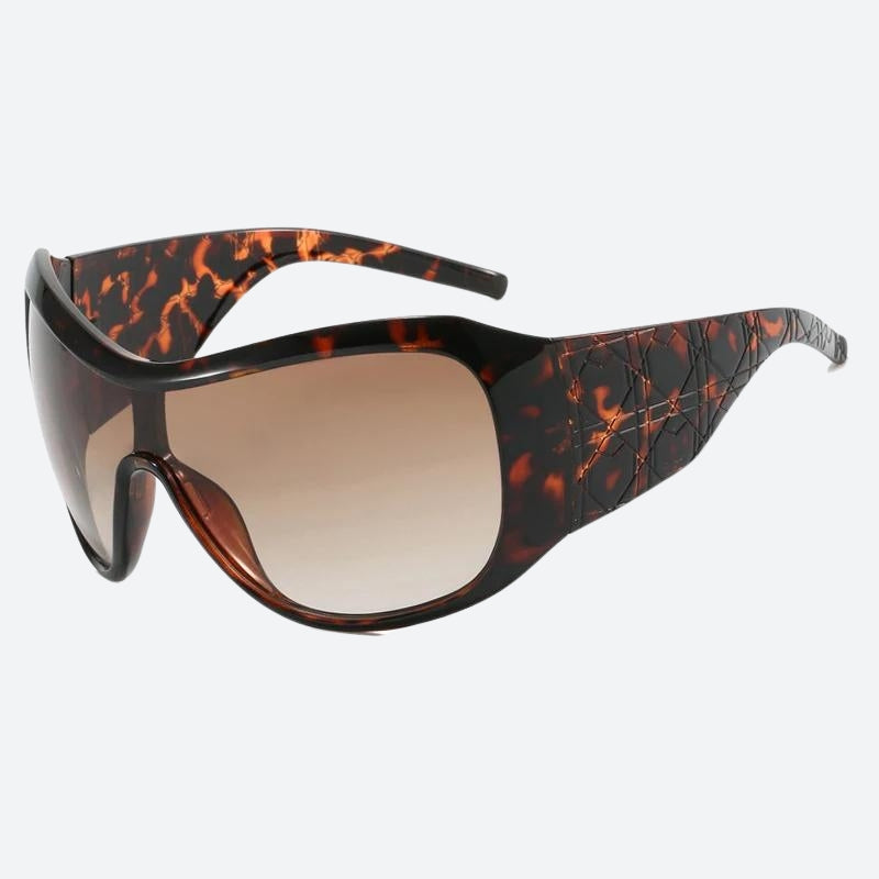 Y2K Oversized Shield Sunglasses - KAYSMAR