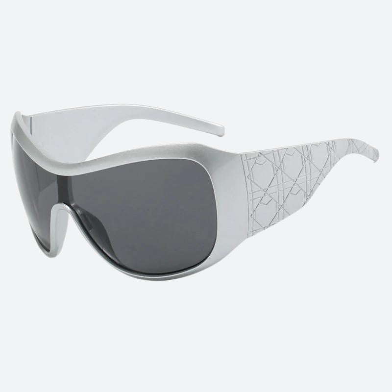 Y2K Oversized Shield Sunglasses - KAYSMAR