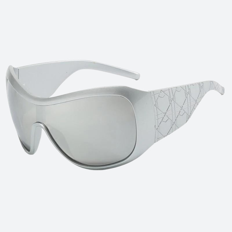 Y2K Oversized Shield Sunglasses - KAYSMAR