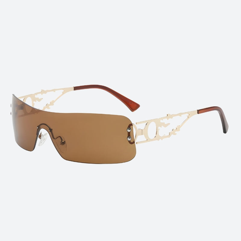 Y2K Rectangle No Frame Sunglasses - KAYSMAR