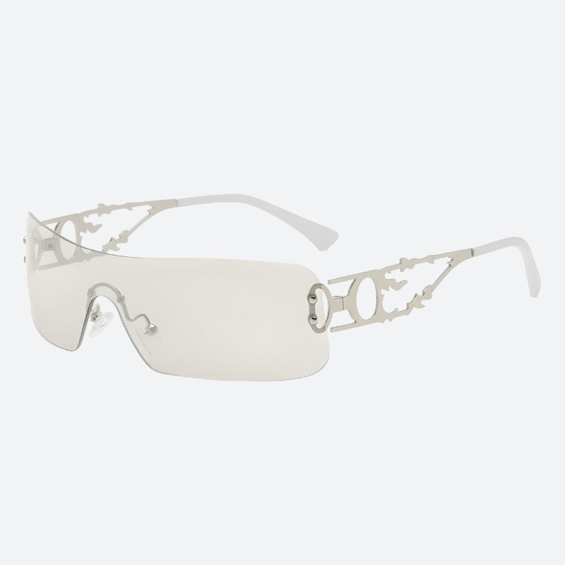 Y2K Rectangle No Frame Sunglasses - KAYSMAR
