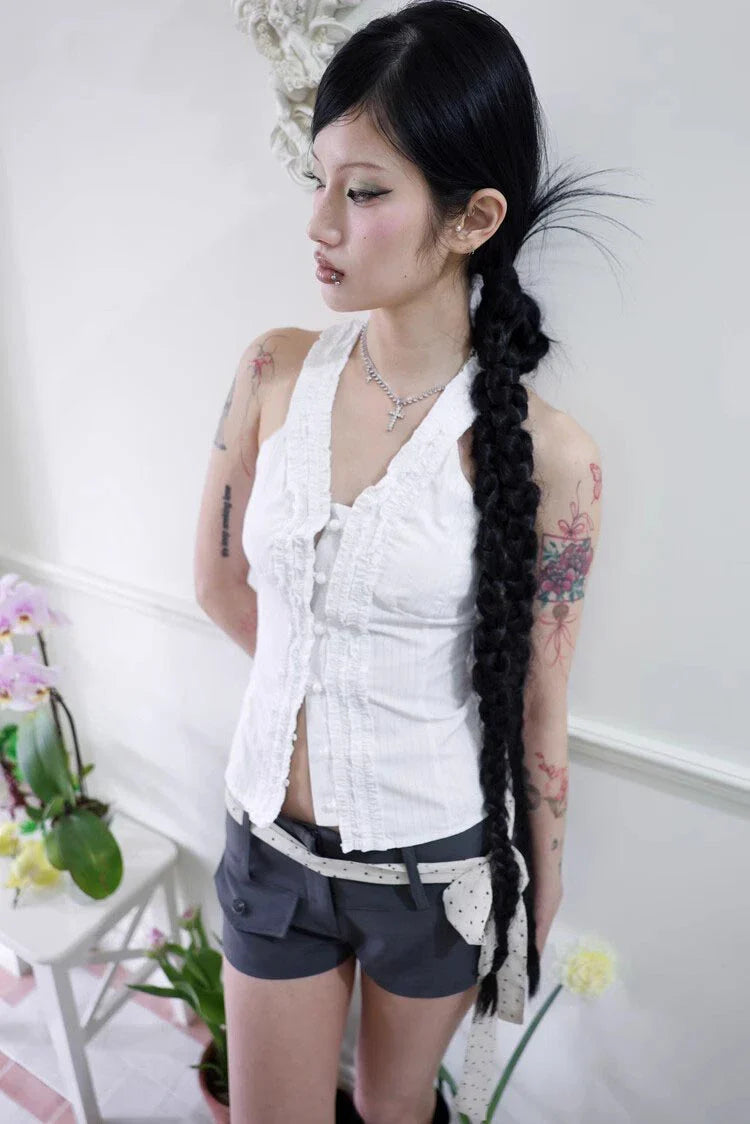 Y2K Ruffle Top - KAYSMAR