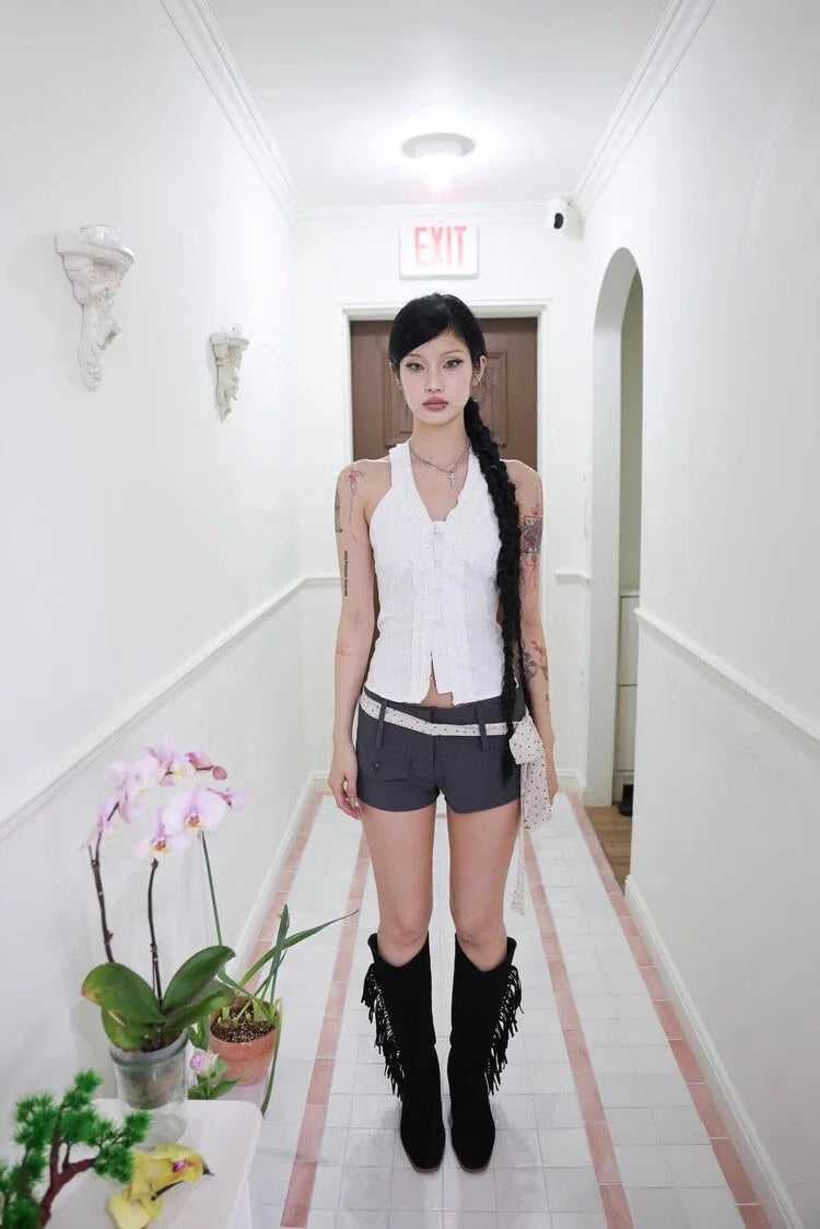 Y2K Ruffle Top - KAYSMAR