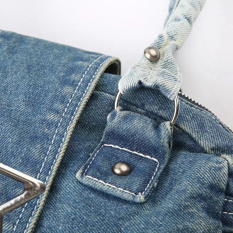 Y2K Star Denim Bag - KAYSMAR