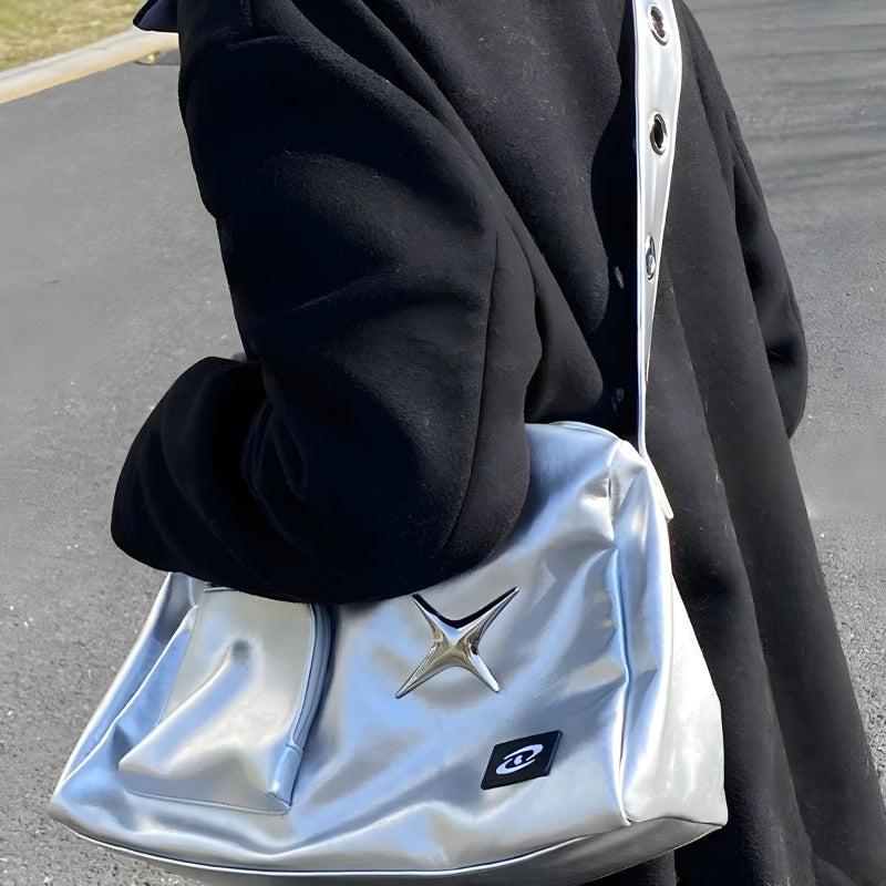 Y2K Star Faux Leather Bag - KAYSMAR