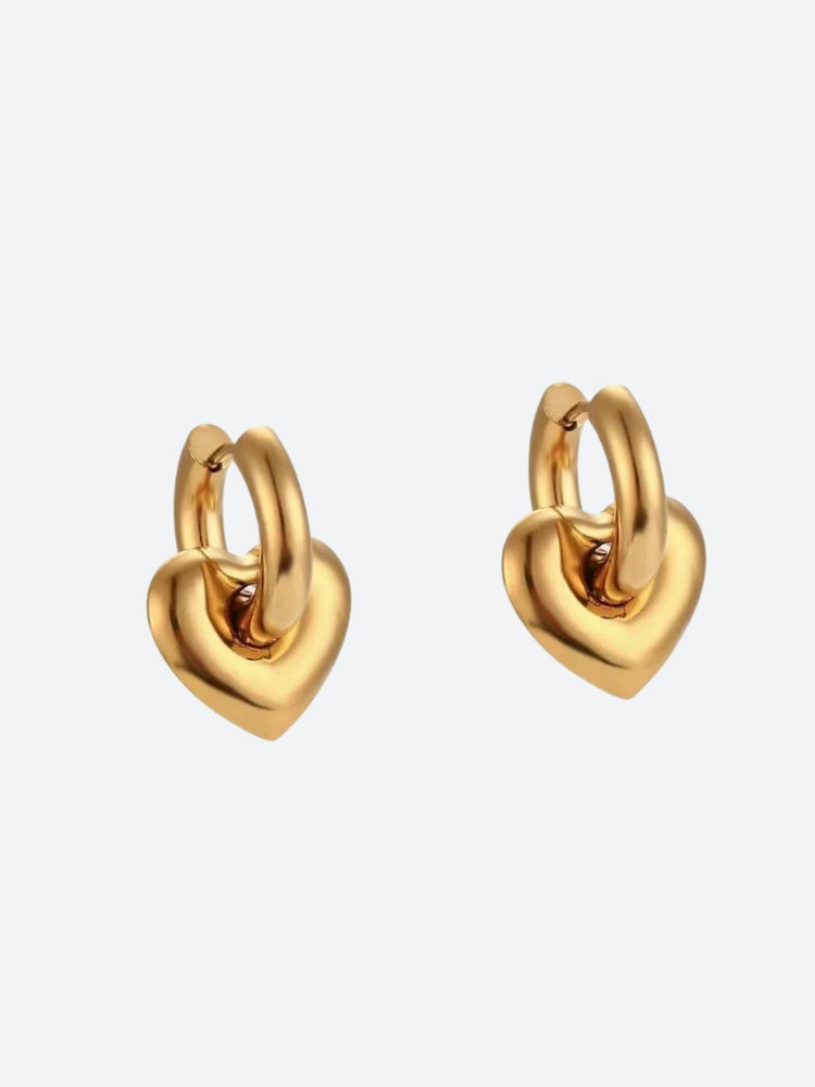 Y2K Star Heart Hoop Earrings - KAYSMAR