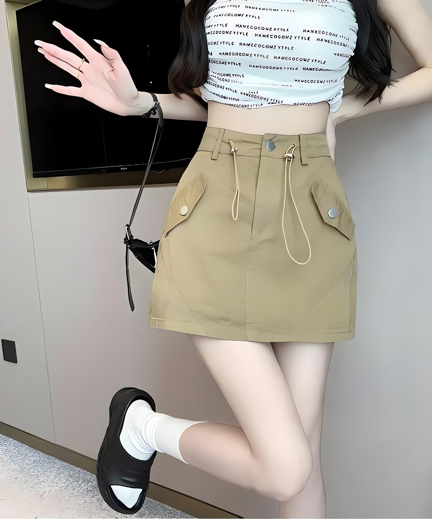 Y2K Cargo Mini Skirt - KAYSMAR