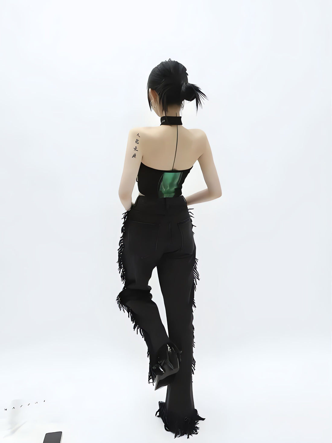 Y2K Cropped Halter Top - KAYSMAR