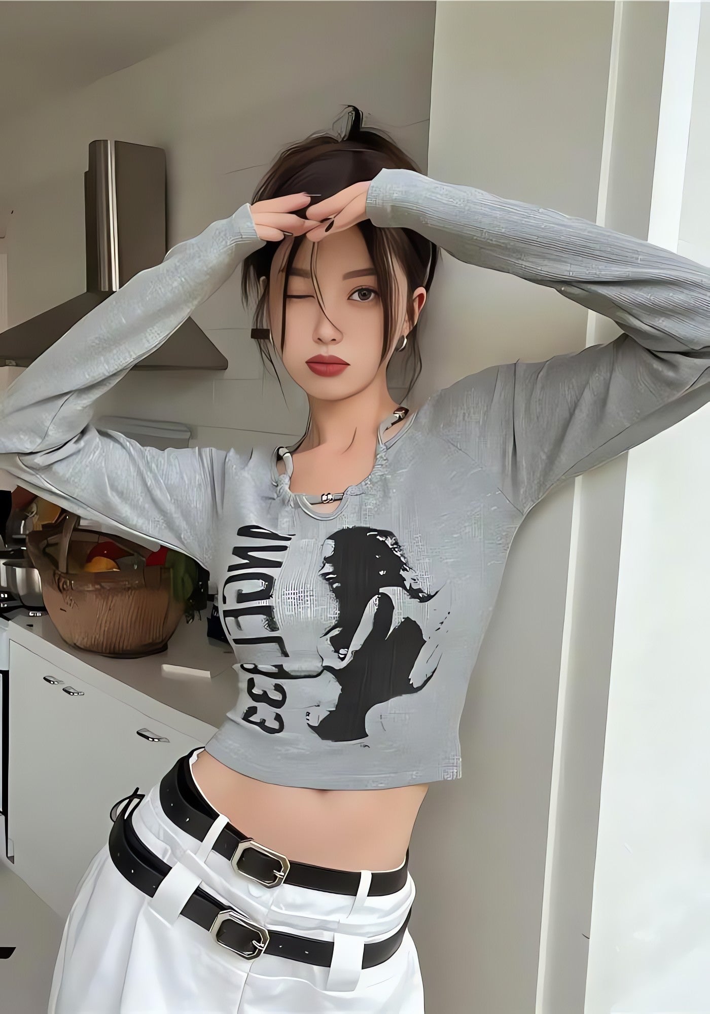 Y2K Grunge Angel 333 Top - KAYSMAR