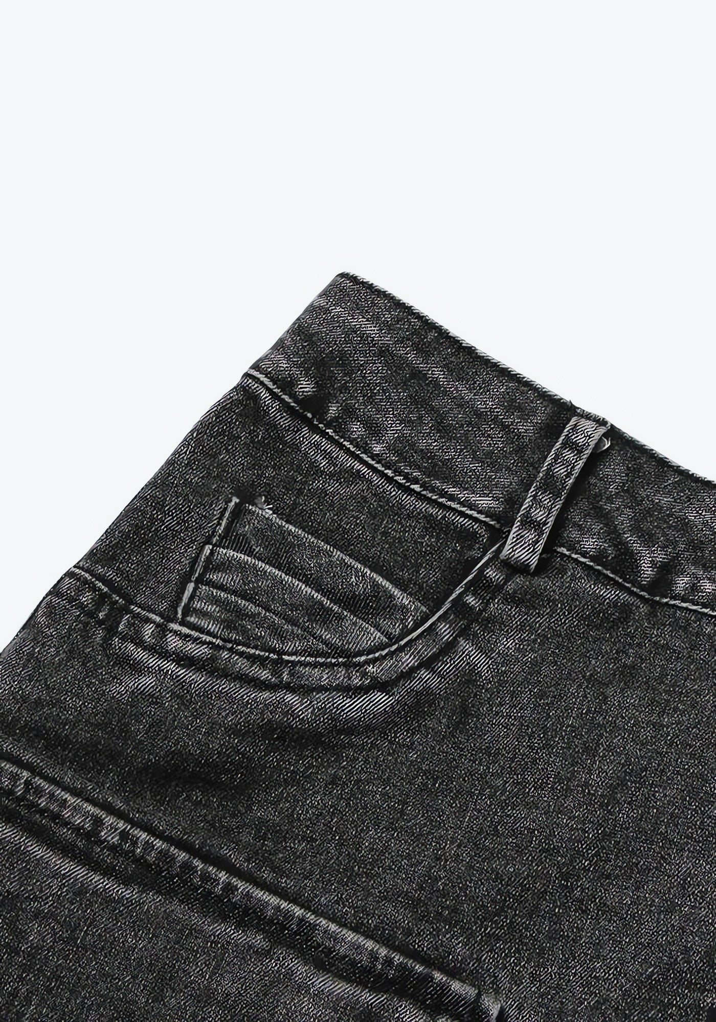 Y2K Grunge Denim Top & Skirt Two Piece Set - KAYSMAR