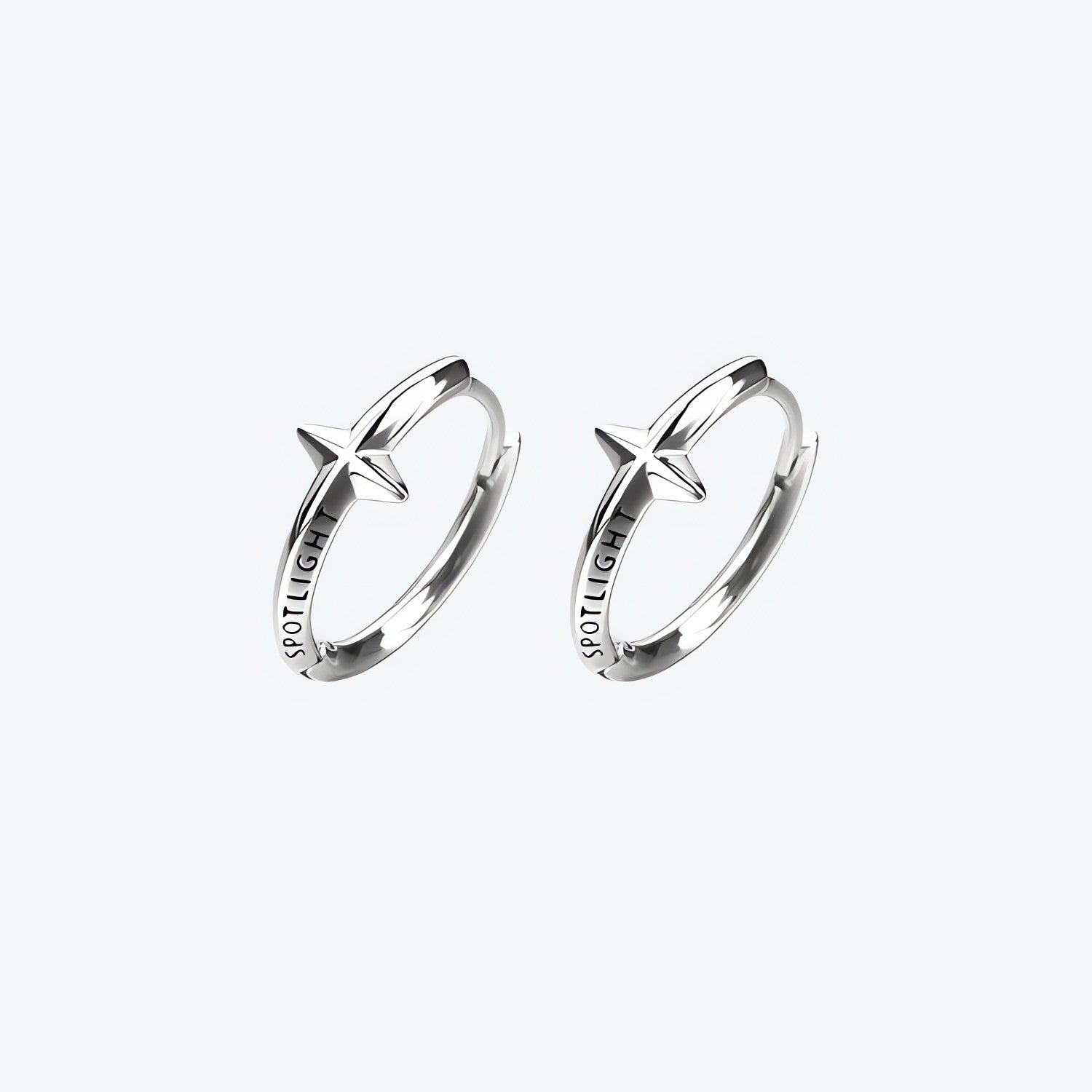 Y2K Grunge Stars Hoop Earrings - KAYSMAR