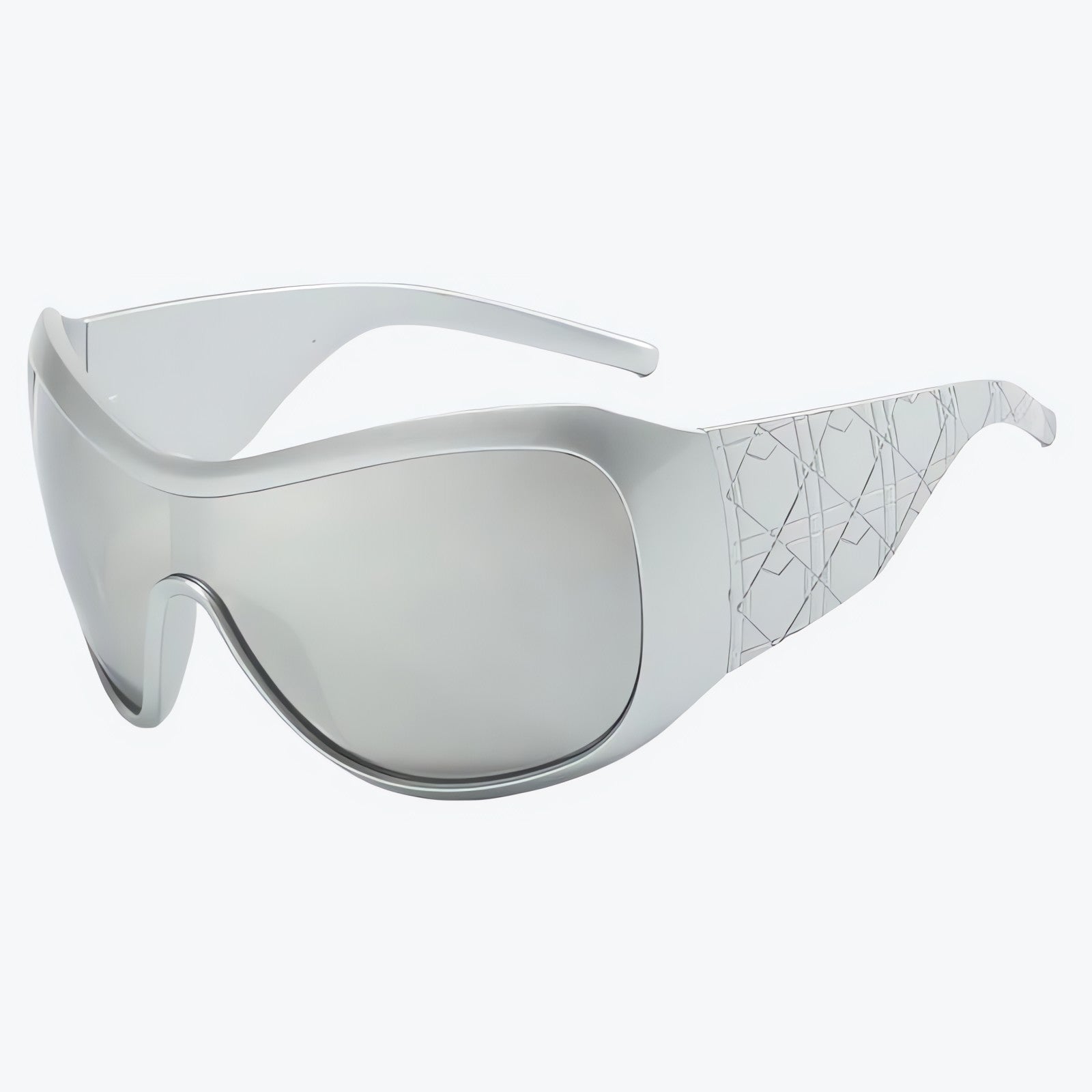 Y2K Oversized Shield Sunglasses - KAYSMAR